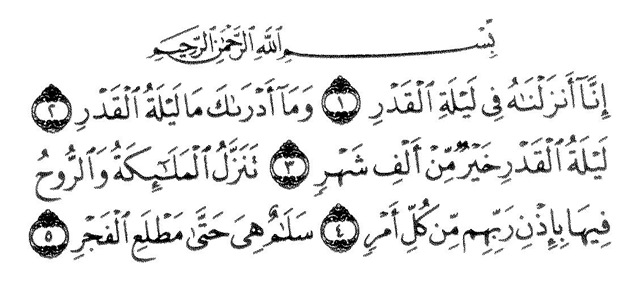 Kefadholan Malam Lailatul Qodar